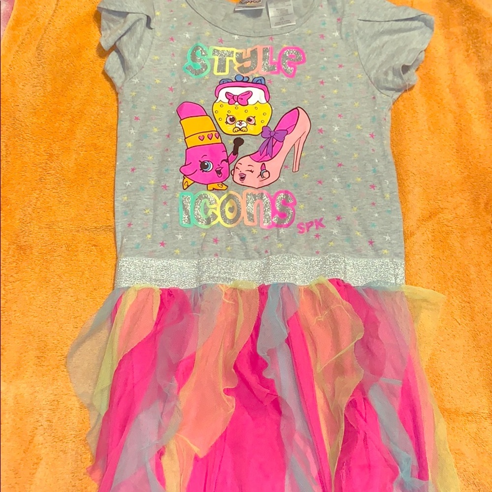 Shopkins short sleeve dress size 10/12